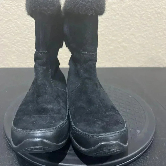 North Face Size 6 Abby Chukka Low Boot Winter Grip Lug Nubuck Leather Insulated - Picture 2 of 8